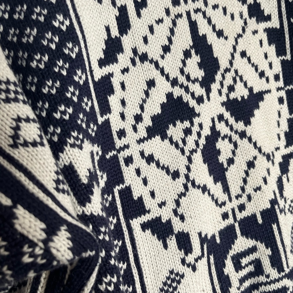Vintage Knights Terrace Compass Rose Graphic Knit Sweater • Aesthetic Retro 90s - Picture 5 of 11